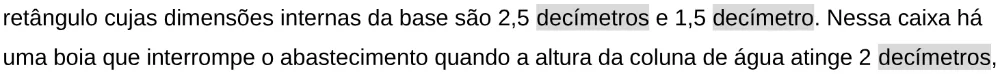 Trecho original com figura, tabela ou fórmula da questão 167 do ENEM 2025 - 2º Dia – Caderno 11 – Laranja (Braile e ledor) – Aplicação Regular - Leitor de tela (NVDA).