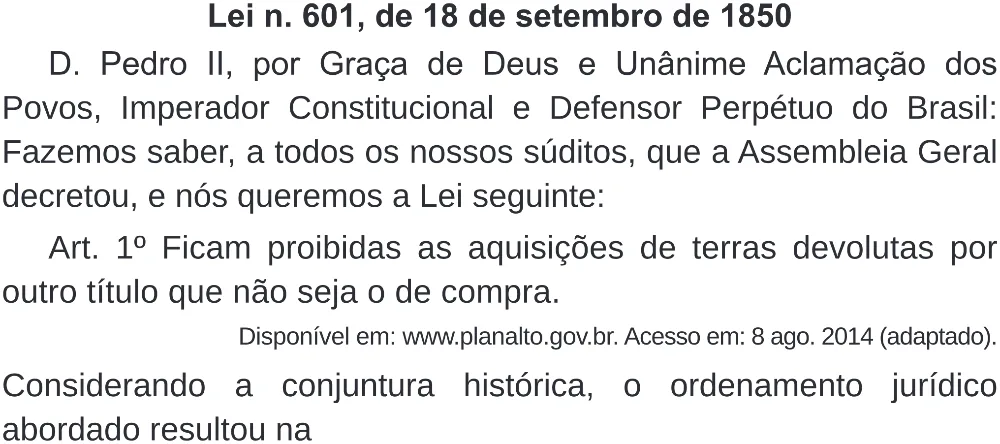 Trecho original com figura, tabela ou fórmula da questão 62 do ENEM 2019 - 1º Dia – Caderno 1 – Azul (Superampliada) – Reaplicação/PPL.