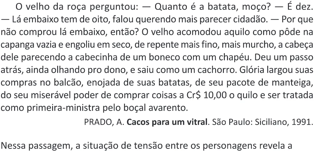 Trecho original com figura, tabela ou fórmula da questão 25 do ENEM 2025 - 1º Dia – Caderno 9 – Laranja (Braile e ledor) – Reaplicação - (Superampliada).