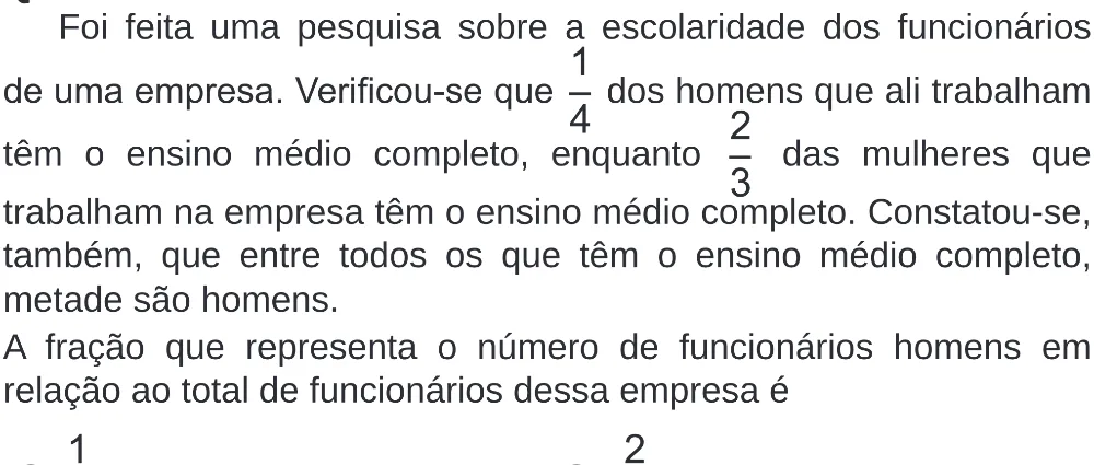 Trecho original com figura, tabela ou fórmula da questão 172 do ENEM 2020 - 2º Dia – Caderno 8 – Rosa (Superampliada) – Reaplicação/PPL.