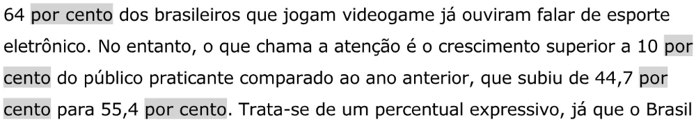 Trecho original com figura, tabela ou fórmula da questão 13 do ENEM 2023 - 1º Dia – Caderno 9 – Laranja (Braile e ledor) – Aplicação Regular - Caderno 9 – Laranja – Leitor de tela (NVDA) - Linguagens, Códigos e suas Tecnologias e Redação.
