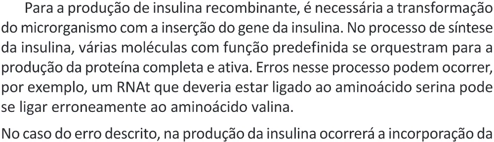 Trecho original com figura, tabela ou fórmula da questão 127 do ENEM 2025 - 2º Dia – Caderno 11 – Laranja (Braile e ledor) – Aplicação Regular - (Superampliada) - Belém, Ananindeua e Marituba.