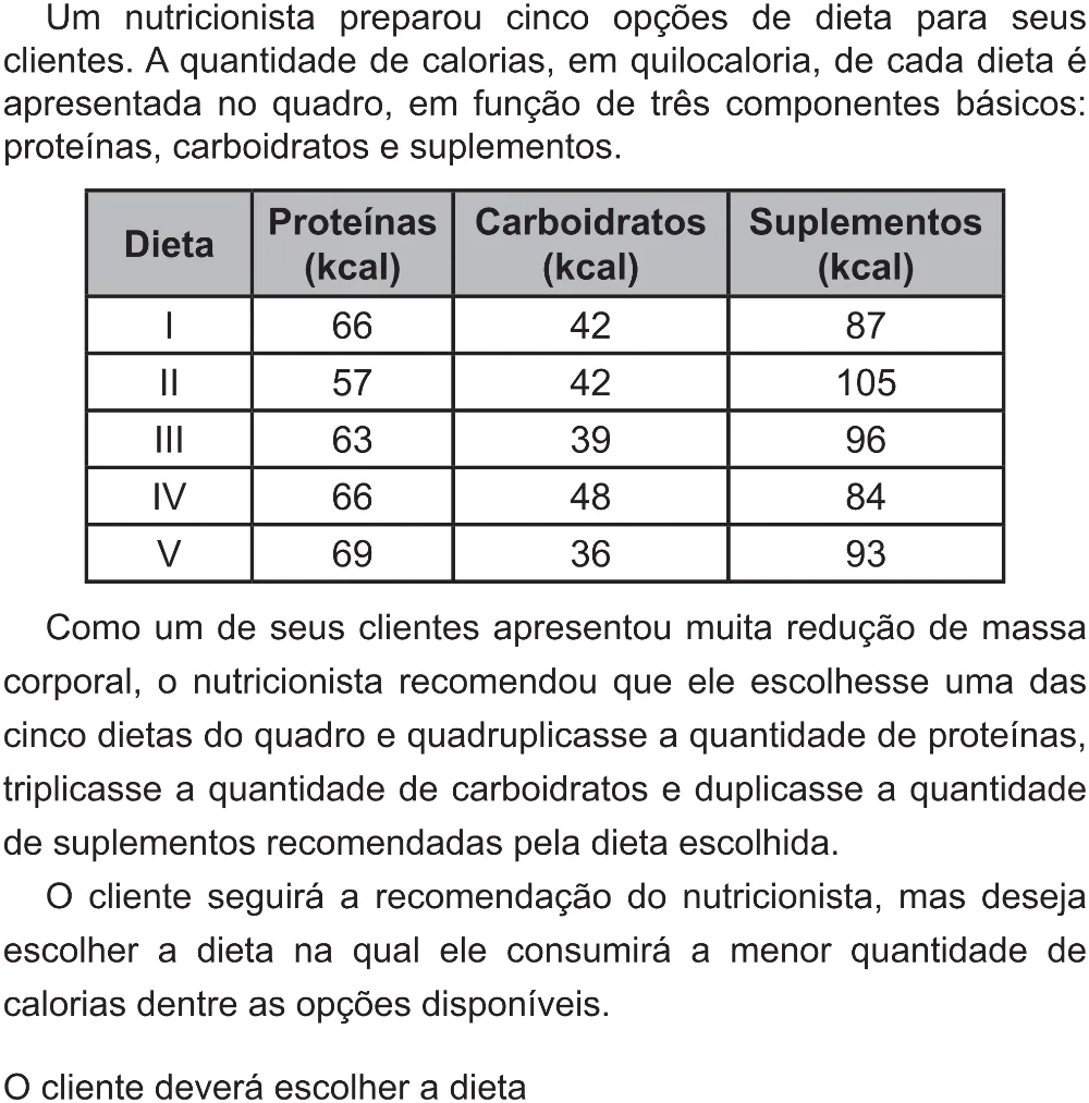 Trecho original com figura, tabela ou fórmula da questão 171 do ENEM 2021 - 2º Dia – Caderno 5 – Amarelo (Superampliada) – Reaplicação/PPL/Segunda Oportunidade.