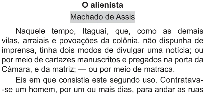 Trecho original com figura, tabela ou fórmula da questão 7 do ENEM 2021 - 1º Dia – Caderno 9 – Laranja (Braile e ledor) – Aplicação Regular.