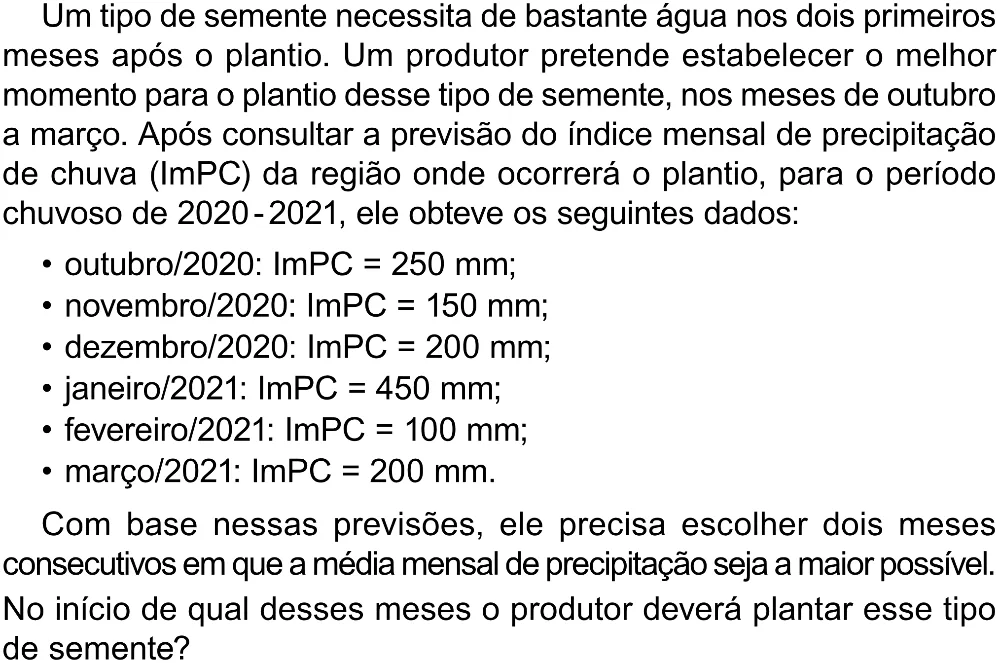Trecho original com figura, tabela ou fórmula da questão 149 do ENEM 2023 - 2º Dia – Caderno 12 – Verde (Libras) – Aplicação Regular - (Superampliada).