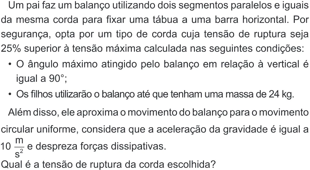 Trecho original com figura, tabela ou fórmula da questão 111 do ENEM 2022 - 2º Dia – Caderno 6 – Cinza (Superampliada) – Aplicação Regular.