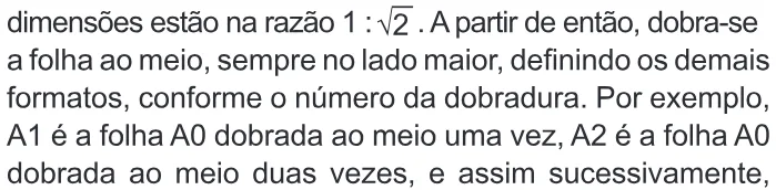 Trecho original com figura, tabela ou fórmula da questão 144 do ENEM 2015 - 2º Dia - Caderno 15 - Cinza – Reaplicação/PPL.