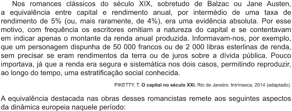 Trecho original com figura, tabela ou fórmula da questão 85 do ENEM 2021 - 1º Dia – Caderno 2 – Amarelo (Ampliada) – Reaplicação/PPL/Segunda Oportunidade.