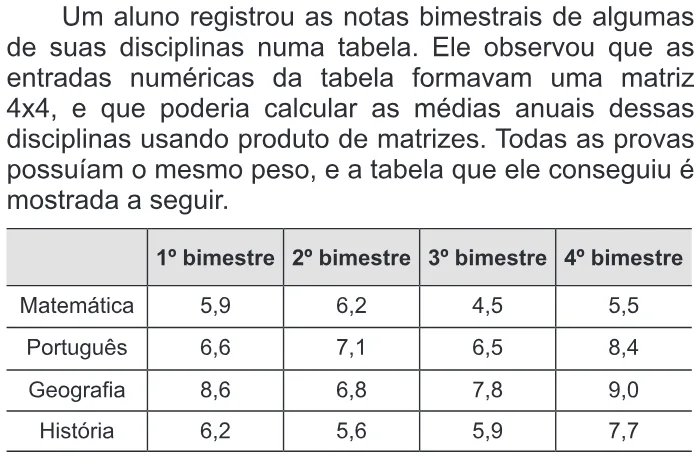 Trecho original com figura, tabela ou fórmula da questão 169 do ENEM 2012 - 2º Dia - Caderno 7 - Azul – Aplicação regular.