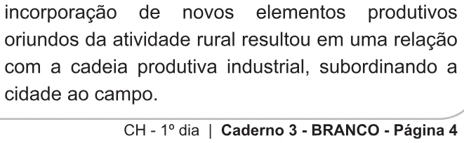 Alternativa E da questão 13 do ENEM 2010 - 1º Dia – Caderno 3 – Branco – Reaplicação/PPL.