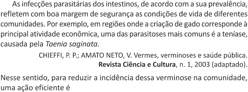 Trecho original com figura, tabela ou fórmula da questão 124 do ENEM 2025 - 2º Dia – Caderno 11 – Laranja (Braile e ledor) – Reaplicação - (Superampliada).