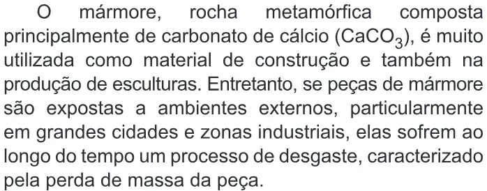 Trecho original com figura, tabela ou fórmula da questão 101 do ENEM 2019 - 2º Dia – Caderno 11 – Laranja – Reaplicação/PPL.