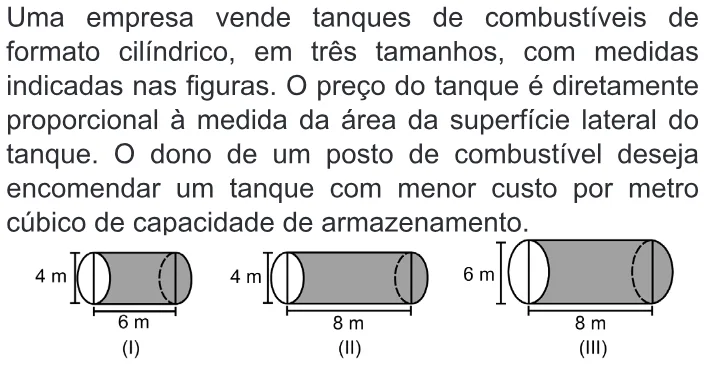 Trecho original com figura, tabela ou fórmula da questão 162 do ENEM 2010 - Dia 2 - Caderno 8 - Rosa – Aplicação regular.