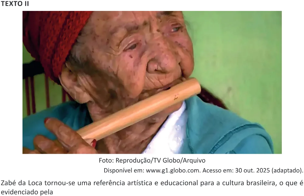 Trecho original com figura, tabela ou fórmula da questão 45 do ENEM 2025 - 1º Dia – Caderno 9 – Laranja (Braile e ledor) – Reaplicação - (Ampliada).