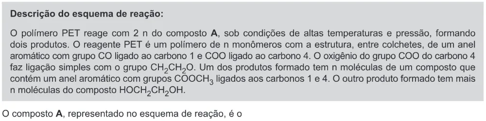 Trecho original com figura, tabela ou fórmula da questão 98 do ENEM 2019 - 2º Dia – Caderno 11 – Laranja (Braile e Ledor) – Aplicação Regular.