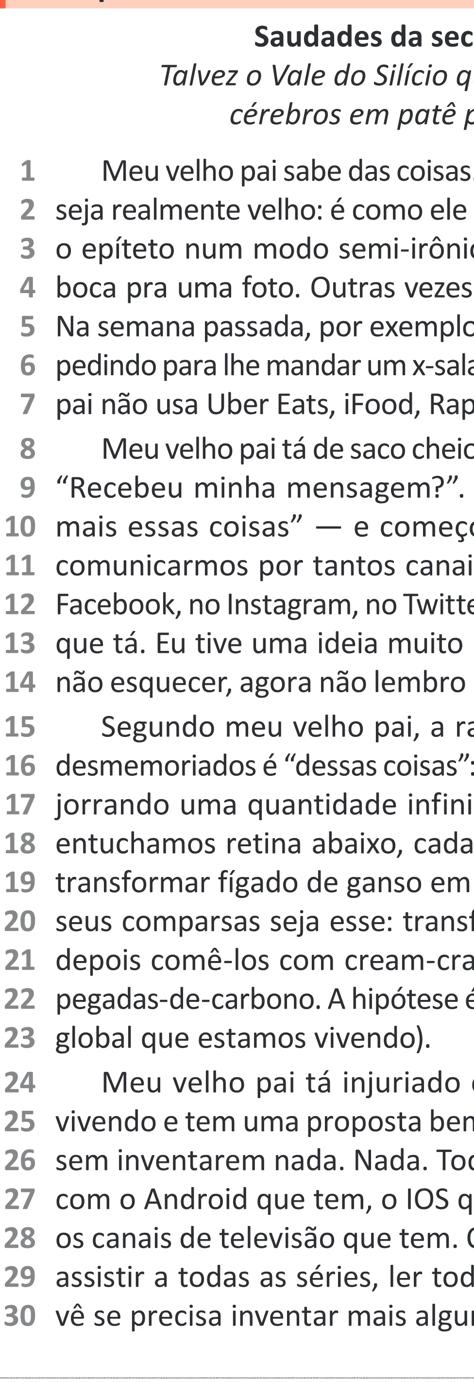 Trecho original com figura, tabela ou fórmula da questão 6 do ENEM 2025 - 1º Dia – Caderno 9 – Laranja (Braile e ledor) – Aplicação Regular - (Superampliada) - Belém, Ananindeua e Marituba.