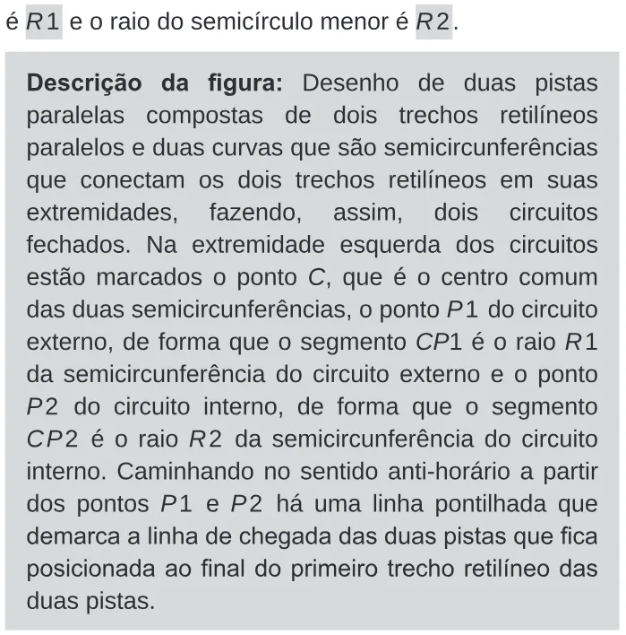 Trecho original com figura, tabela ou fórmula da questão 171 do ENEM 2020 - 2º Dia – Caderno 11 – Laranja (braile e ledor) – Reaplicação/PPL.