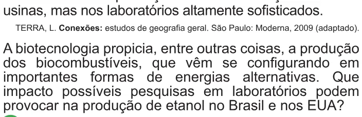 Trecho original com figura, tabela ou fórmula da questão 20 do ENEM 2010 - 1º Dia – Caderno 3 – Branco – Reaplicação/PPL.