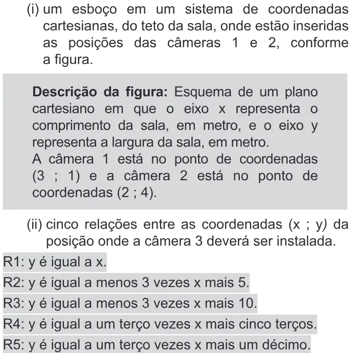 Trecho original com figura, tabela ou fórmula da questão 159 do ENEM 2019 - 2º Dia – Caderno 11 – Laranja – Reaplicação/PPL.