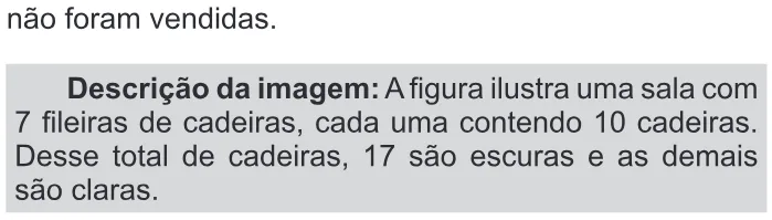 Trecho original com figura, tabela ou fórmula da questão 137 do ENEM 2013 - 2º Dia - Caderno 6 - Cinza – Ledor.