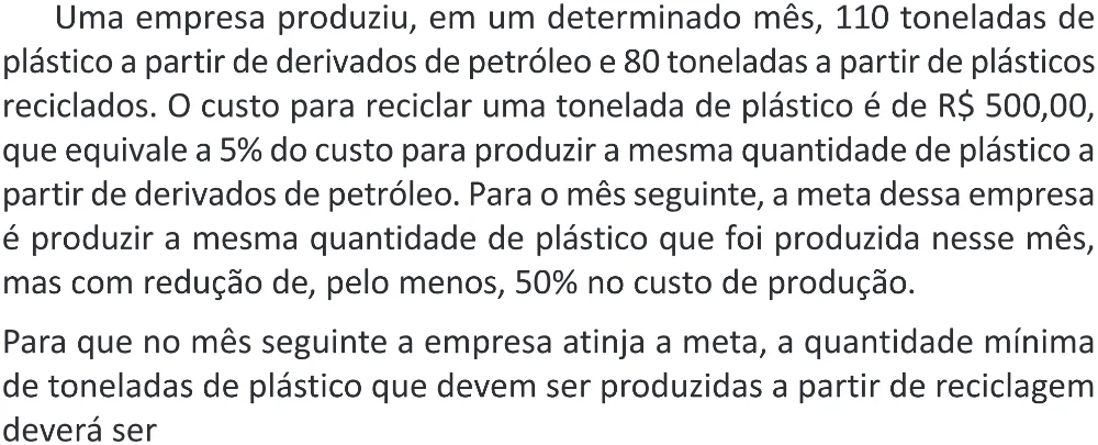 Trecho original com figura, tabela ou fórmula da questão 157 do ENEM 2025 - 2º Dia – Caderno 11 – Laranja (Braile e ledor) – Aplicação Regular - (Superampliada).
