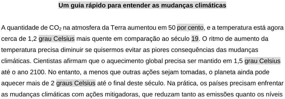 Trecho original com figura, tabela ou fórmula da questão 96 do ENEM 2025 - 2º Dia – Caderno 11 – Laranja (Braile e ledor) – Aplicação Regular - Leitor de tela (NVDA).