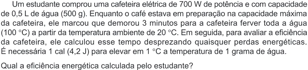 Trecho original com figura, tabela ou fórmula da questão 124 do ENEM 2024 - 2º Dia – Caderno 8 – Verde – Aplicação Regular - (Ampliada).