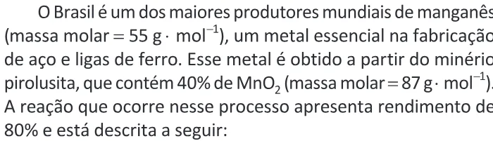 Trecho original com figura, tabela ou fórmula da questão 106 do ENEM 2025 - 2º Dia – Caderno 5 – Amarelo – Aplicação Regular - Belém, Ananindeua e Marituba.