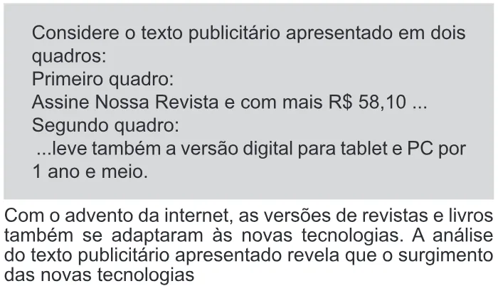 Trecho original com figura, tabela ou fórmula da questão 97 do ENEM 2012 - 2º Dia - Caderno 6 - Cinza – Ledor.