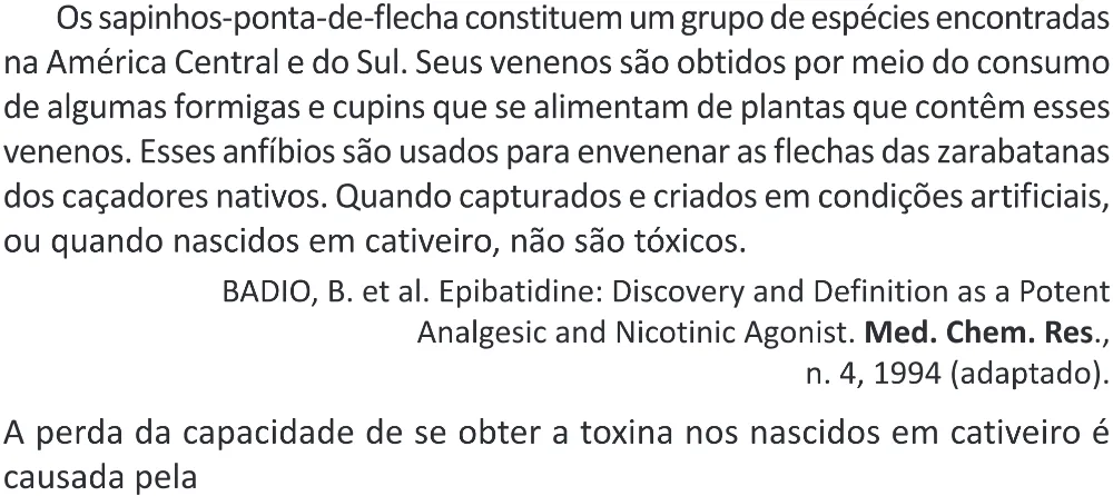 Trecho original com figura, tabela ou fórmula da questão 98 do ENEM 2025 - 2º Dia – Caderno 11 – Laranja (Braile e ledor) – Aplicação Regular - (Superampliada).