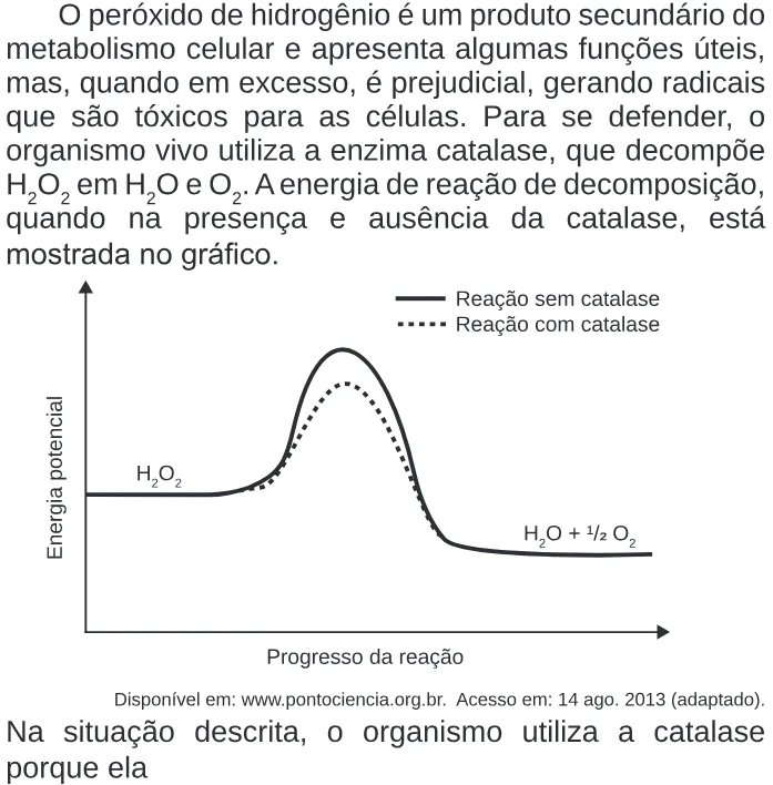 Trecho original com figura, tabela ou fórmula da questão 127 do ENEM 2020 - 2º Dia – Caderno 8 – Rosa – Reaplicação/PPL.