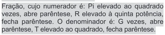 Alternativa E da questão 67 do ENEM 2015 - 1º Dia - Caderno 11 - Branco – Reaplicação/PPL - Ledor.