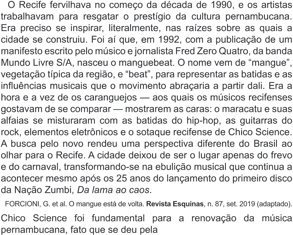 Trecho original com figura, tabela ou fórmula da questão 31 do ENEM 2022 - 1º Dia – Caderno 10 – Verde (Libras – Superampliada) – Aplicação Regular.