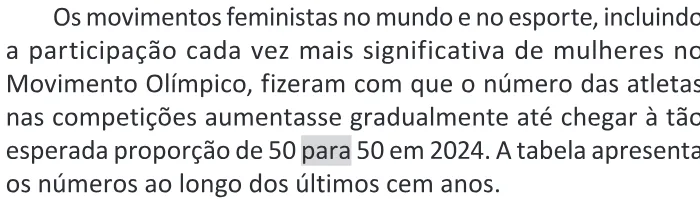 Trecho original com figura, tabela ou fórmula da questão 23 do ENEM 2025 - 1º Dia – Caderno 9 – Laranja (Braile e ledor) – Aplicação Regular - (Ledor) - Belém, Ananindeua e Marituba.