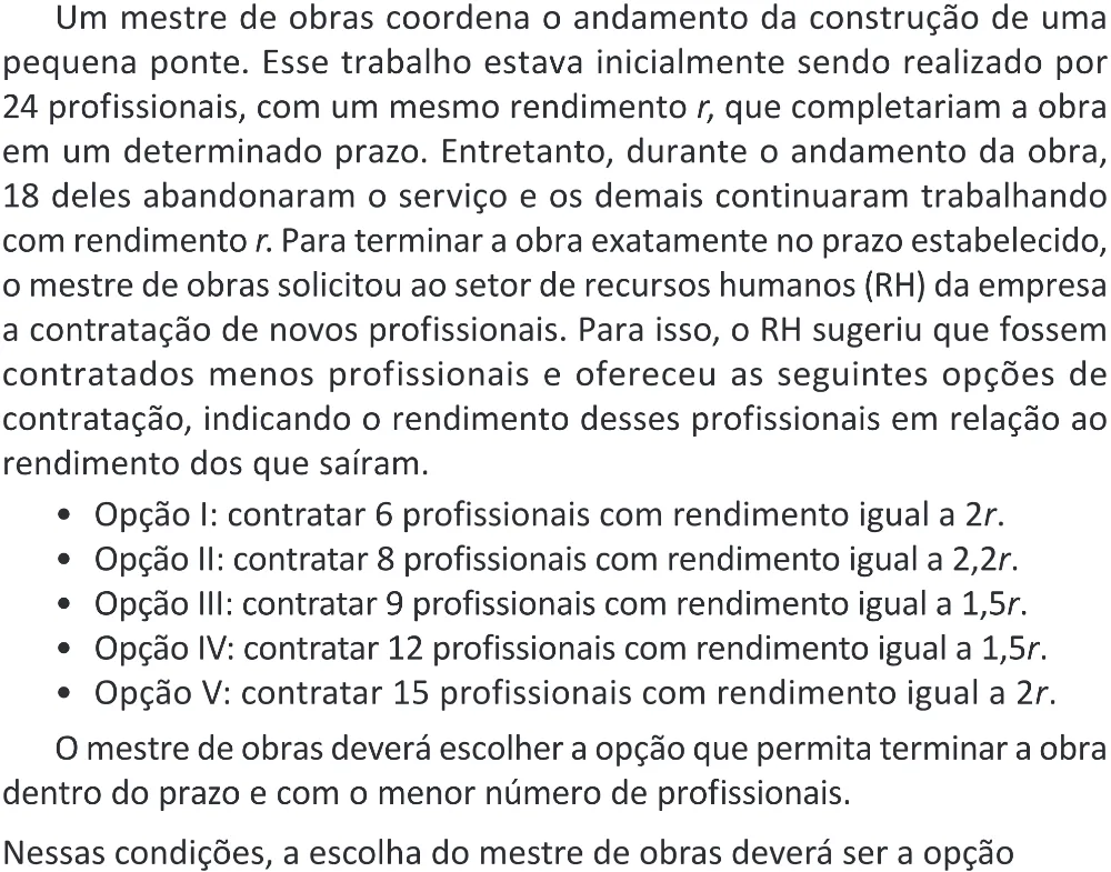 Trecho original com figura, tabela ou fórmula da questão 164 do ENEM 2025 - 2º Dia – Caderno 11 – Laranja (Braile e ledor) – Reaplicação - (Superampliada).