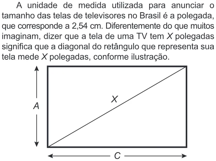 Trecho original com figura, tabela ou fórmula da questão 166 do ENEM 2019 - 2º Dia – Caderno 8 – Rosa – Reaplicação/PPL.