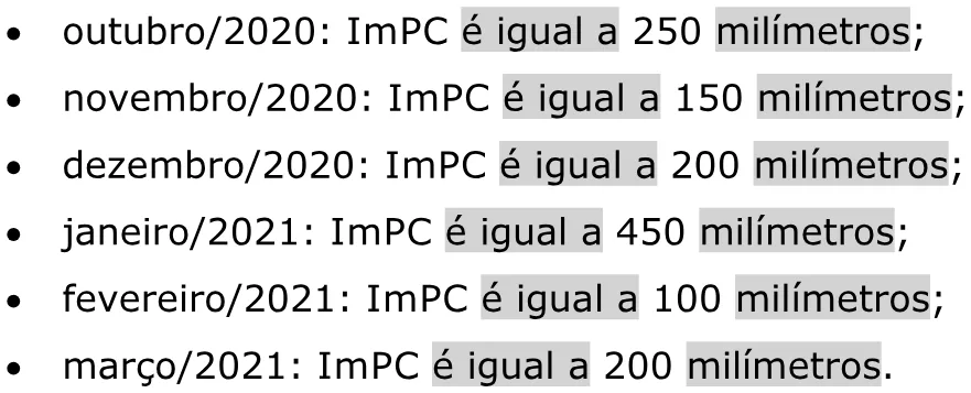 Trecho original com figura, tabela ou fórmula da questão 149 do ENEM 2023 - 2º Dia – Caderno 11 – Laranja (braile e ledor) – Aplicação Regular - Caderno 11 – Laranja – Leitor de tela (NVDA) - Matemática e suas Tecnologias.