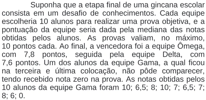 Trecho original com figura, tabela ou fórmula da questão 161 do ENEM 2009 - 2º Dia - Caderno 6 - Cinza.