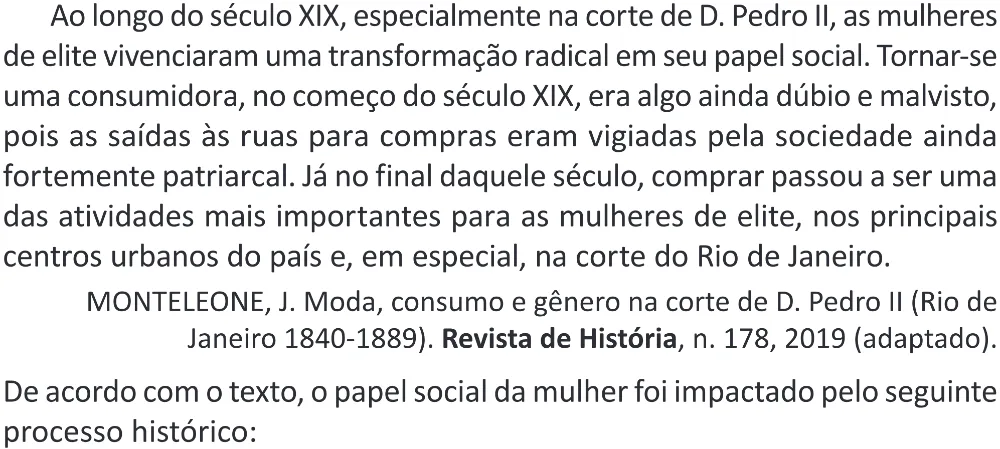 Trecho original com figura, tabela ou fórmula da questão 64 do ENEM 2025 - 1º Dia – Caderno 9 – Laranja (Braile e ledor) – Reaplicação - (Superampliada).
