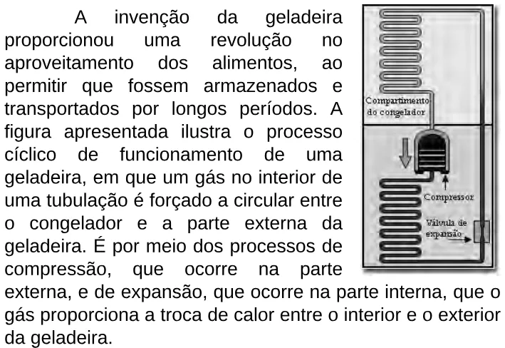 Trecho original com figura, tabela ou fórmula da questão 39 do ENEM 2009 - 1º Dia - Caderno 2 - Amarelo.