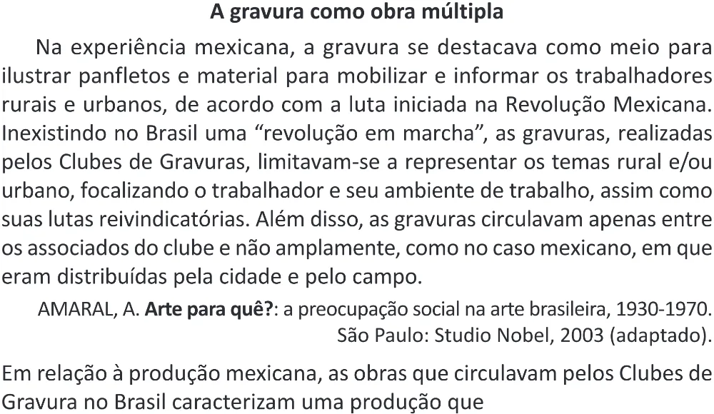 Trecho original com figura, tabela ou fórmula da questão 24 do ENEM 2025 - 1º Dia – Caderno 9 – Laranja (Braile e ledor) – Aplicação Regular - (Superampliada) - Belém, Ananindeua e Marituba.