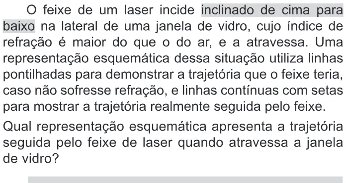 Trecho original com figura, tabela ou fórmula da questão 121 do ENEM 2022 - 2º Dia – Caderno 11 – Laranja (braile e ledor) – Reaplicação/PPL.