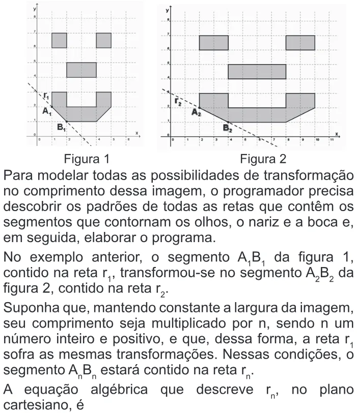 Trecho original com figura, tabela ou fórmula da questão 143 do ENEM 2011 - 2º Dia - Caderno 6 - Cinza – Reaplicação/PPL.