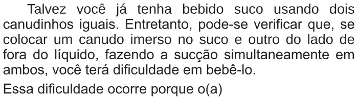 Trecho original com figura, tabela ou fórmula da questão 103 do ENEM 2018 - 2º Dia - Caderno 5 - Amarelo – Aplicação regular.