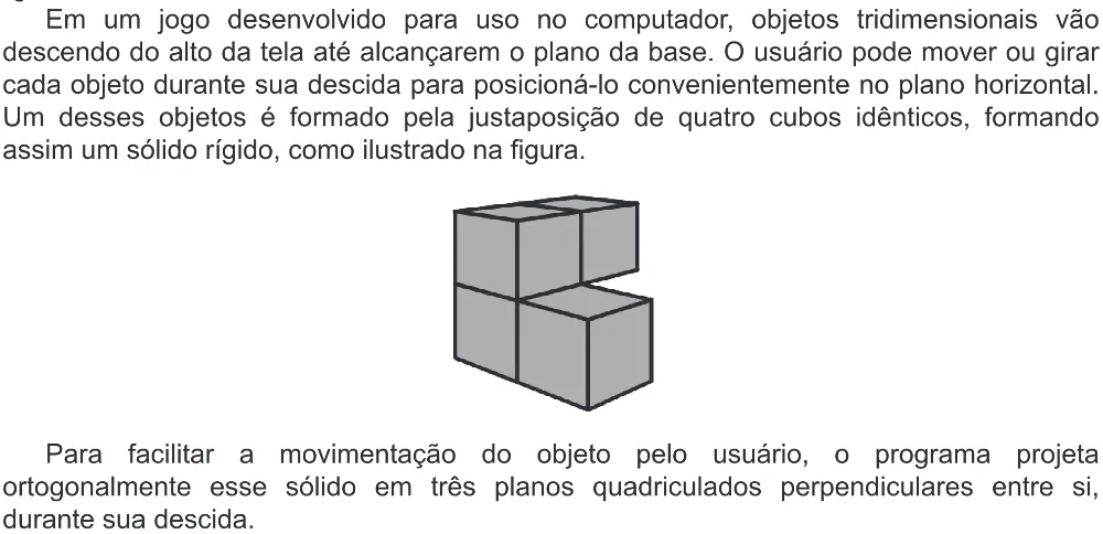 Trecho original com figura, tabela ou fórmula da questão 168 do ENEM 2020 - 2º Dia - Caderno 8 – Rosa (Ampliada) – Aplicação Regular.