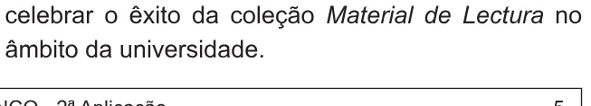 Alternativa E da questão 5 (espanhol) do ENEM 2021 - 1º Dia – Caderno 3 – Branco – Reaplicação/PPL/Segunda Oportunidade.