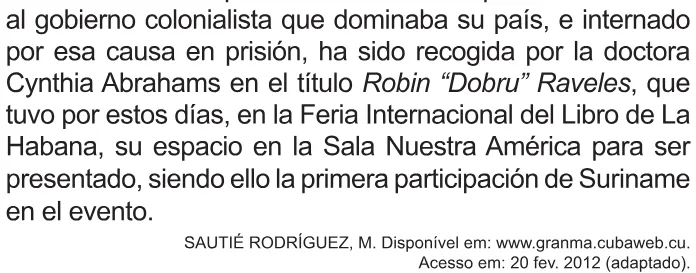 Trecho original com figura, tabela ou fórmula da questão 2 (espanhol) do ENEM 2021 - 1º Dia – Caderno 4 – Rosa – Reaplicação/PPL/Segunda Oportunidade.