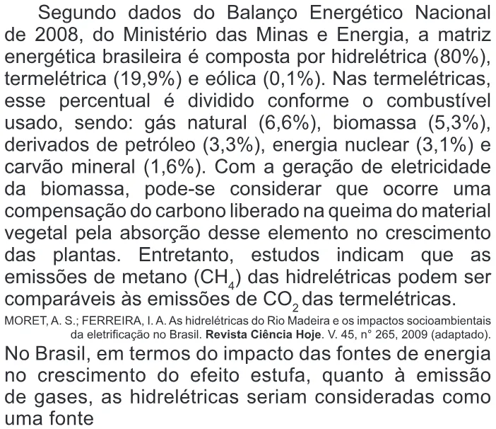 Trecho original com figura, tabela ou fórmula da questão 80 do ENEM 2011 - 1º Dia - Caderno 1 - Azul – Aplicação regular.