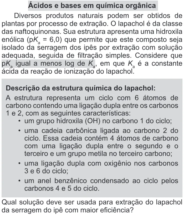 Trecho original com figura, tabela ou fórmula da questão 120 do ENEM 2017 - 2º Dia - Caderno 11 – Laranja (Braile e ledor) – Aplicação regular.