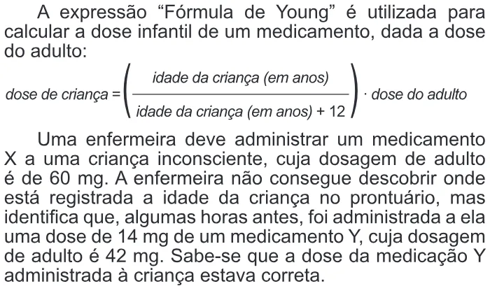 Trecho original com figura, tabela ou fórmula da questão 165 do ENEM 2015 - 2º Dia - Caderno 8 - Rosa – Aplicação regular.